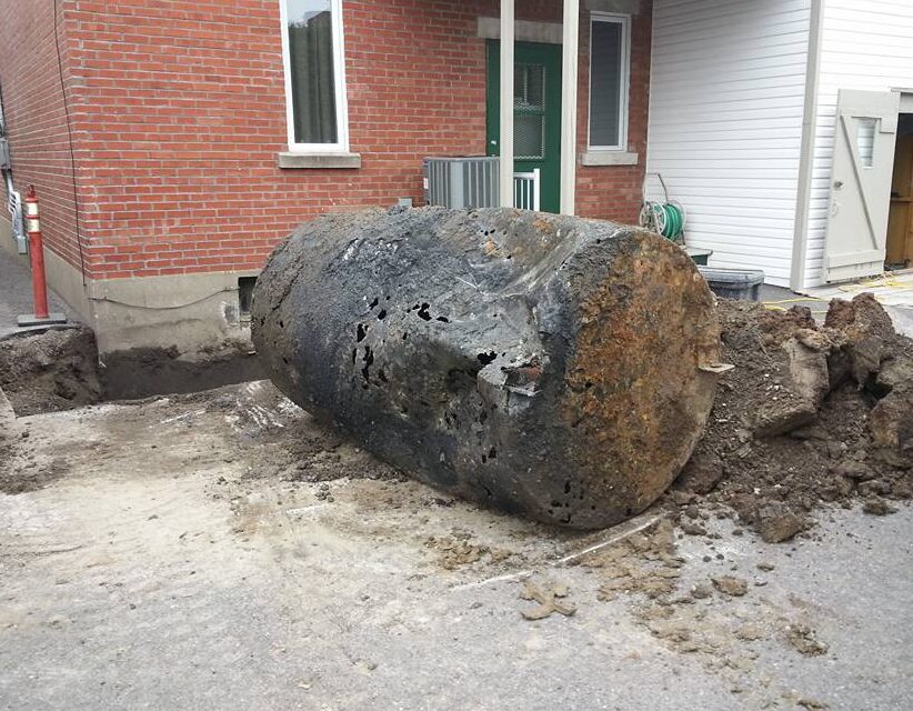 Enlèvement de réservoirs